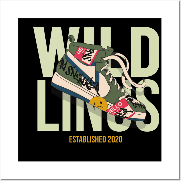 Sneaker Design by Wild Linus Wall Art by Wild Linus Design